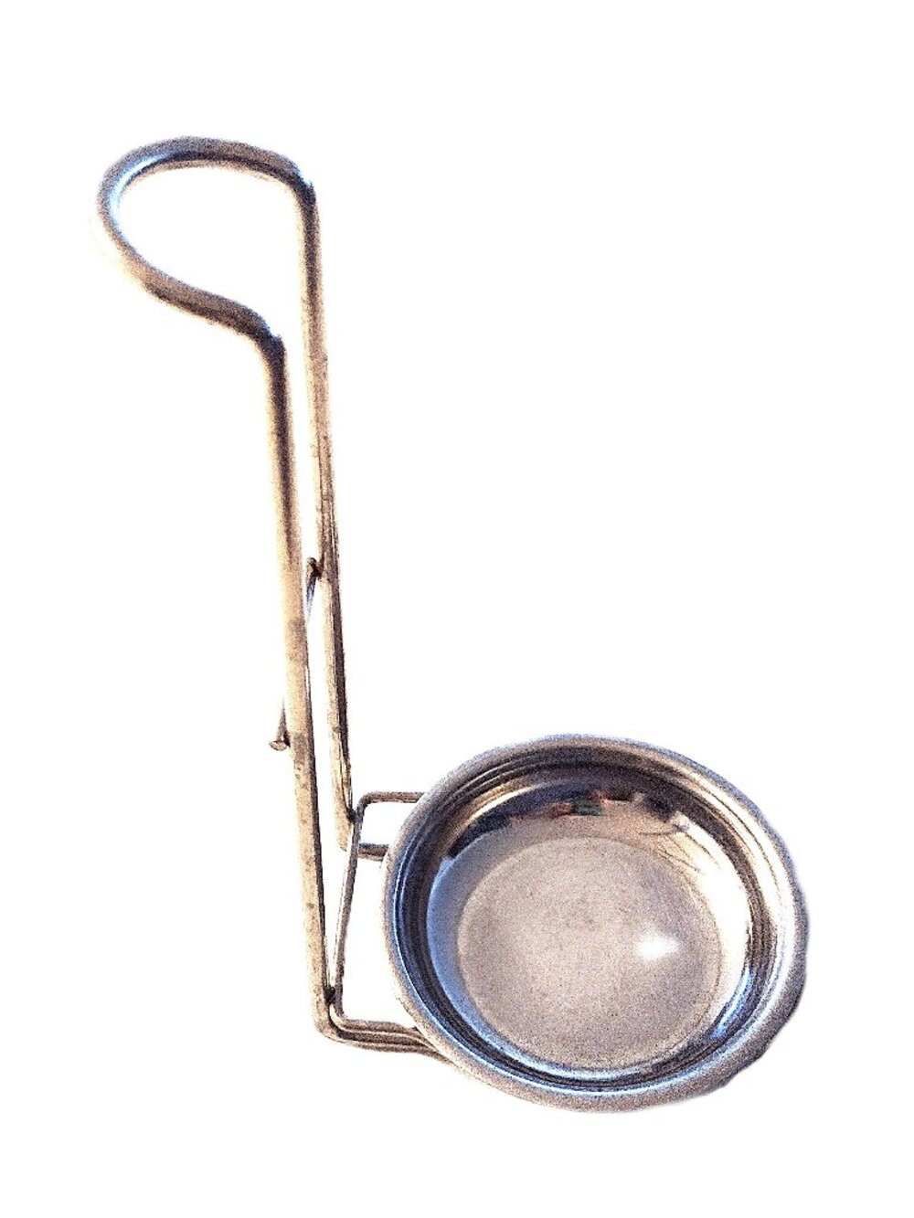 Stainless Steel Chef's Upright Spoon Rest ~ Removable Cup ~ Heavy Duty S.S.